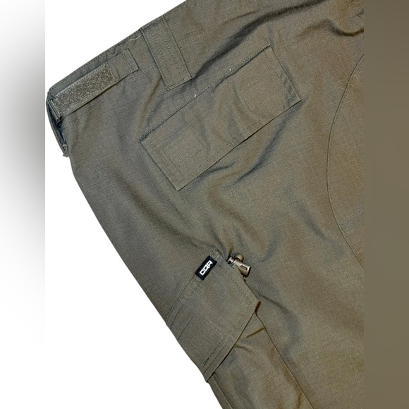 CQR Men's Green Tactical Ripstop Utility Cargo Pants 2XL Adjustable Waist - Picture 9 of 11